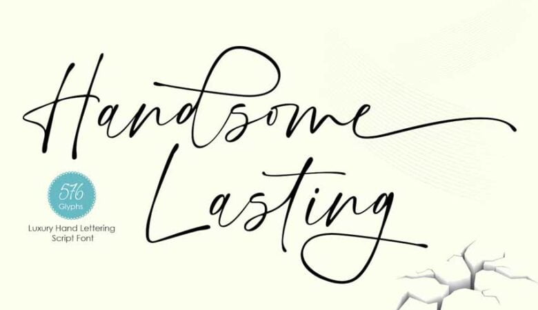 Handsome Lasting Font