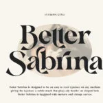 Better Sabrina Font