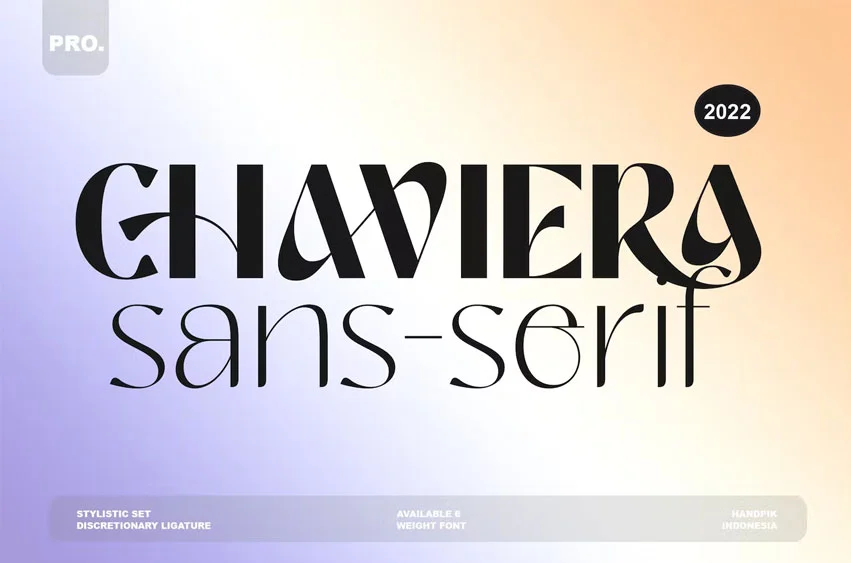Chaviera Pro Font