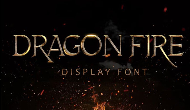 Dragon Fire Font