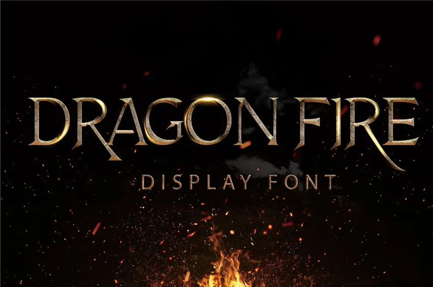 Dragon Fire Font