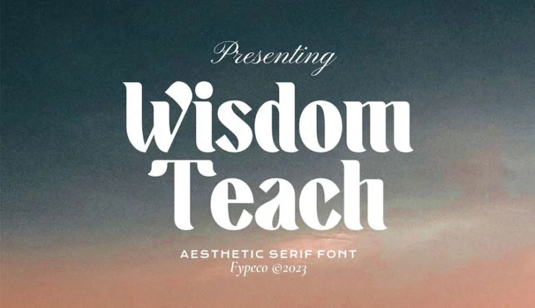 Wisdom Teach Font