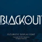 Blackout Font