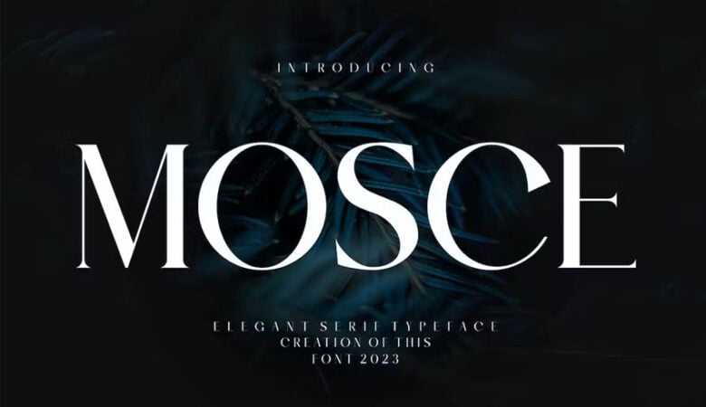 MOSCE Font