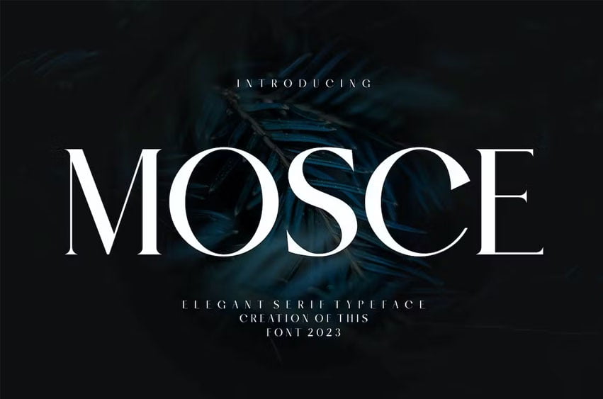 MOSCE Font