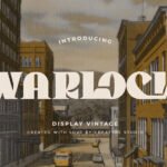 Warlock Display Vintage Font