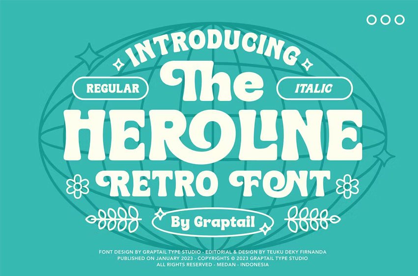 Heroline Font