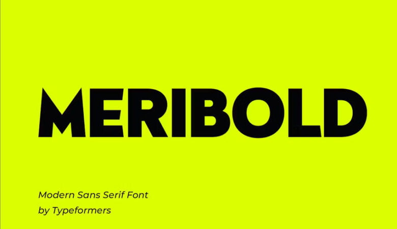 Meribold Font