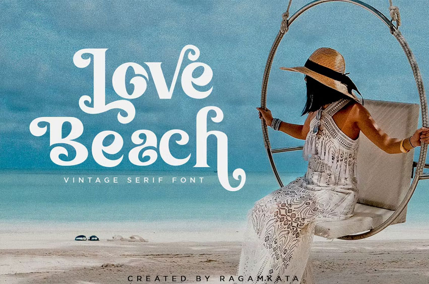 Love Beach Font