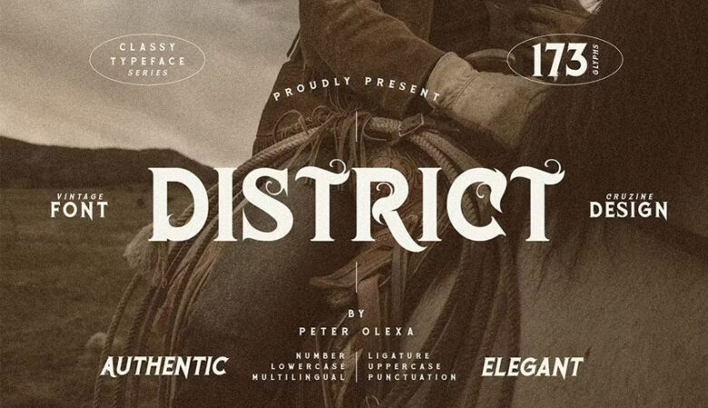 District Font