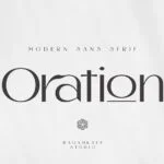 Oration Font