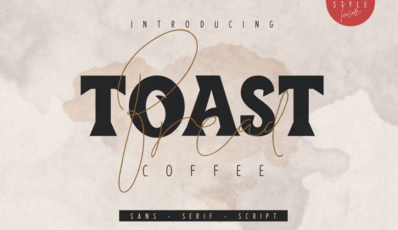 Toast Bread Coffee Font