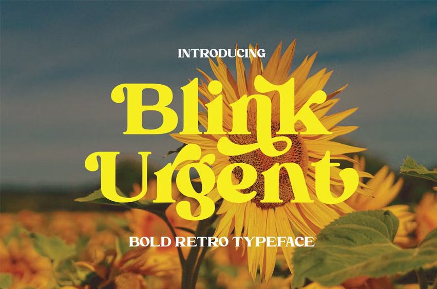 Blink Urgent Font