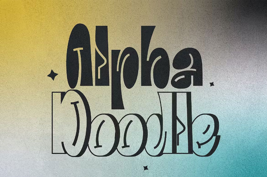 Alpha Doodle Font