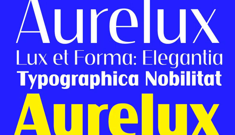 Aurelux Font