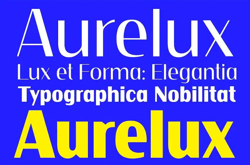 Aurelux Font