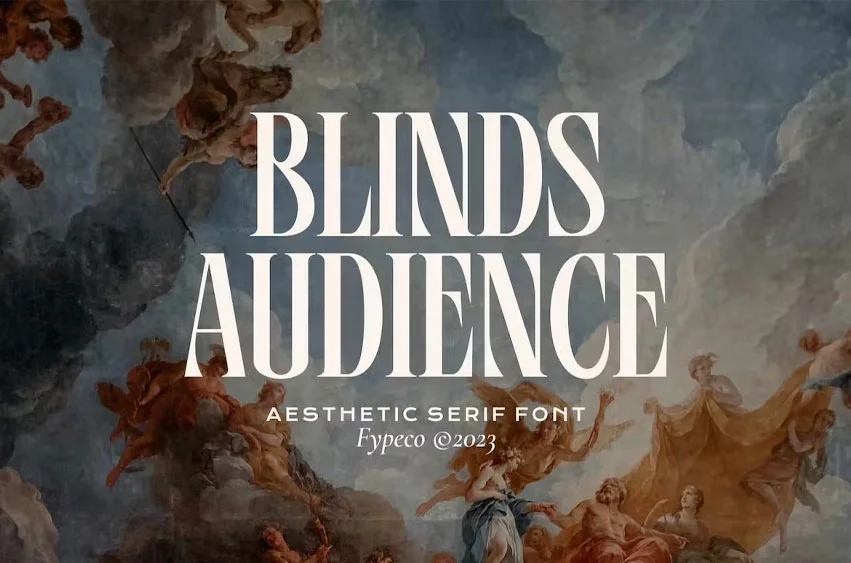 Blinds Audience Font