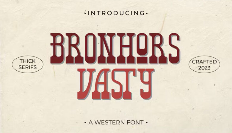 Bronhors Vasty Font