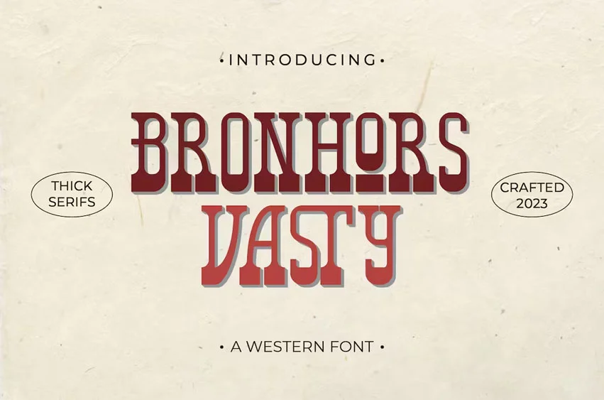 Bronhors Vasty Font