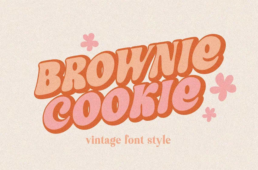Brownie Cookie Font