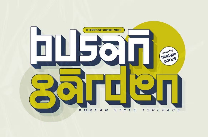Busan Garden Font