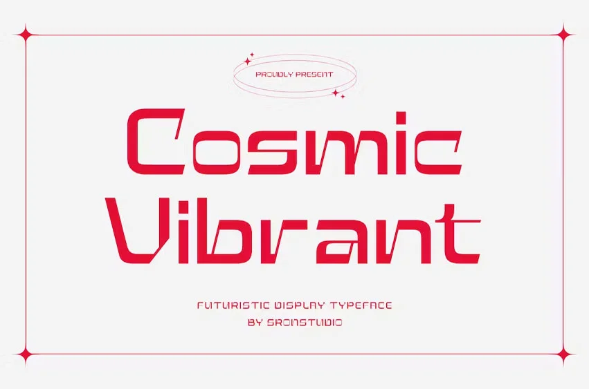 Cosmic Vibrant Font