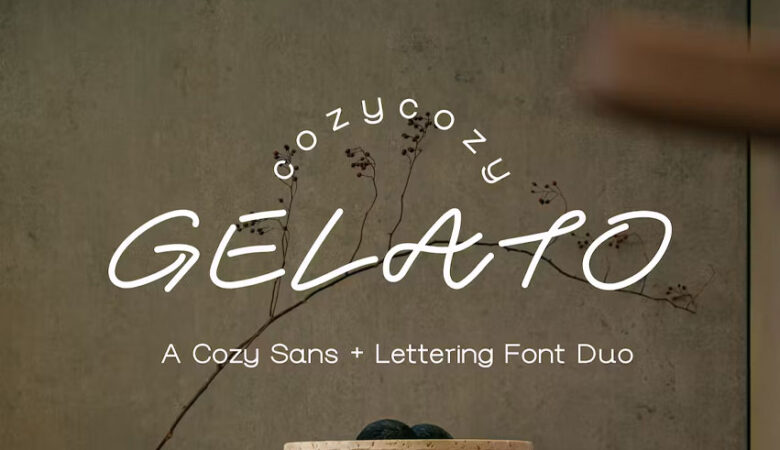 Cozy Gelato Font