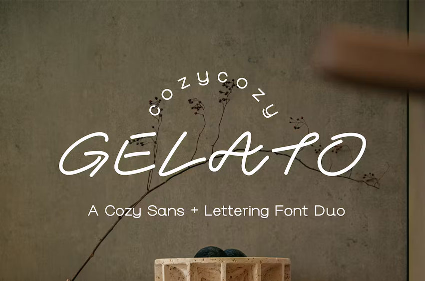 Cozy Gelato Font