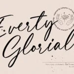 Everty Glorial Font