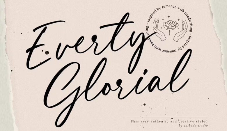 Everty Glorial Font