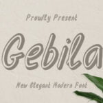 Gebila Font