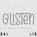 Glisten Font