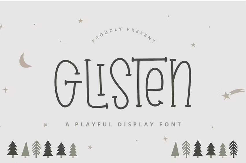 Glisten Font