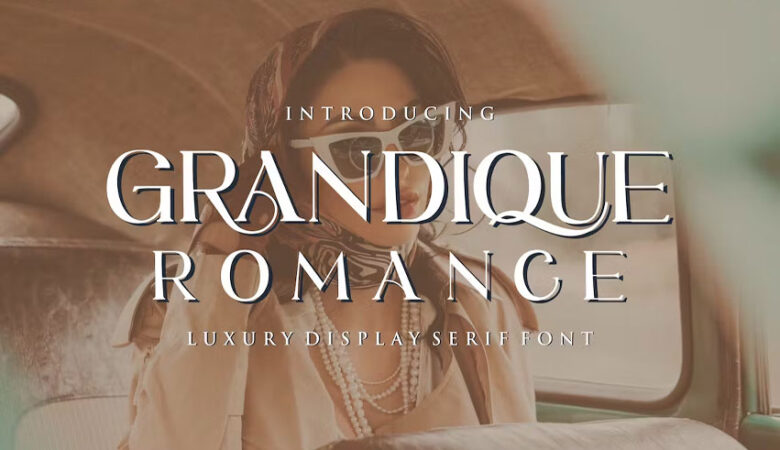 Grandique Romance Font