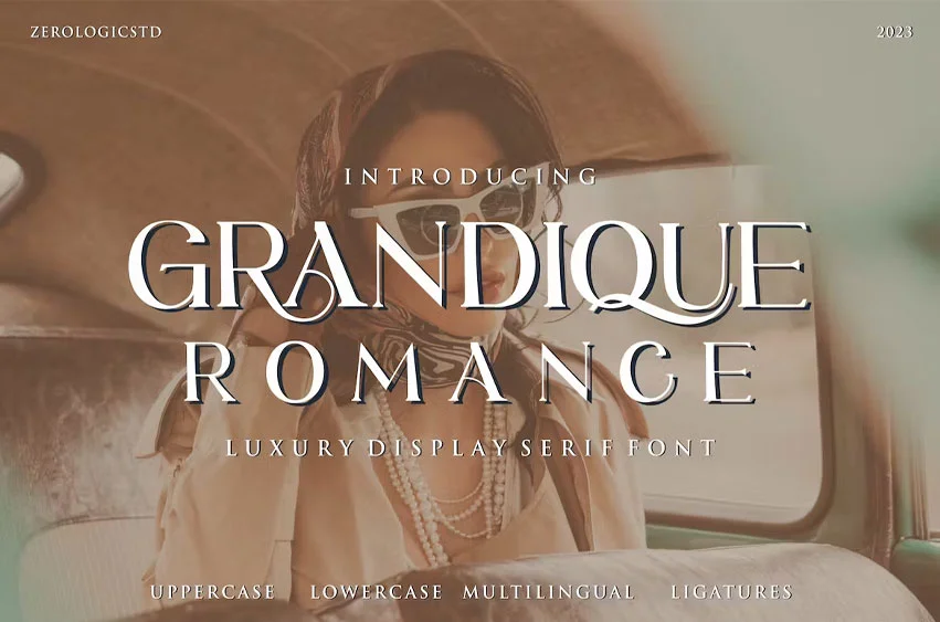 Grandique Romance Font