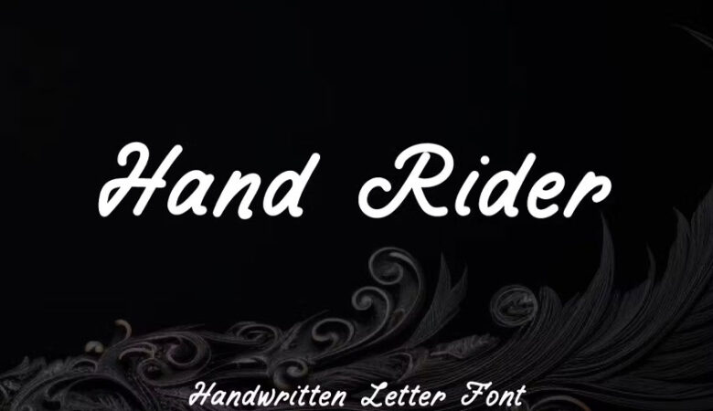 Hand Rider Font