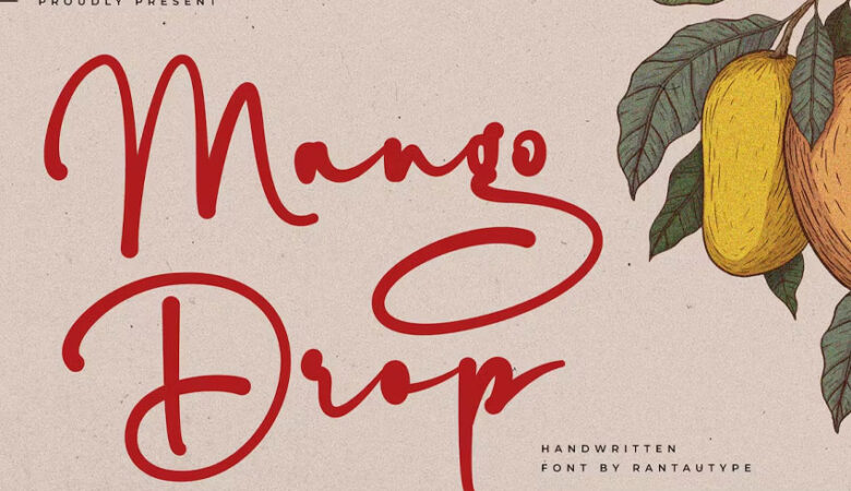 Mango Drop Font