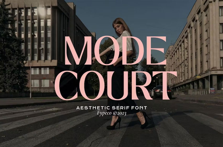 Mode Court Font
