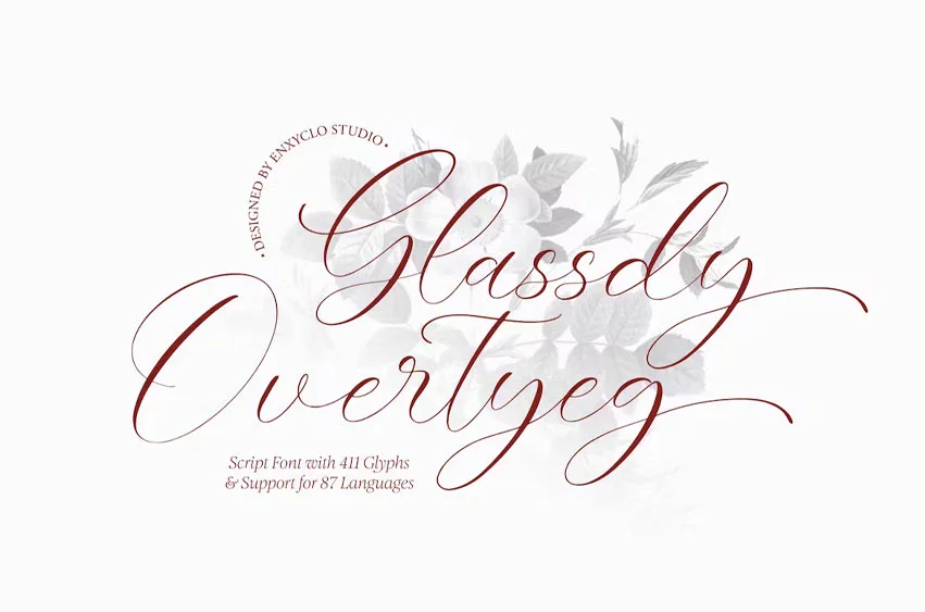NCL Glassdy Overtyeg Font
