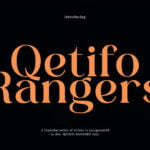 Qetifo Rangers Font