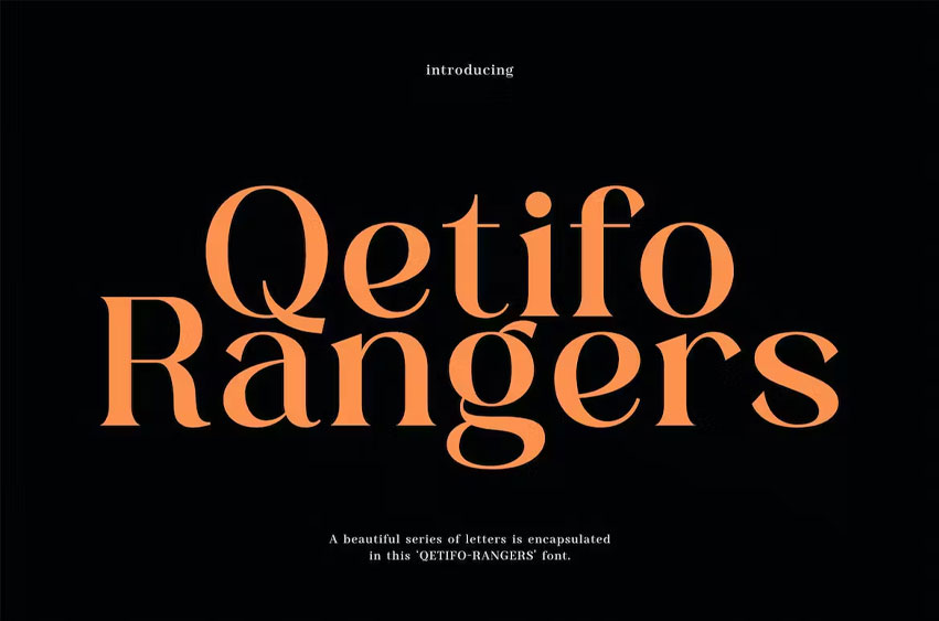 Qetifo Rangers Font