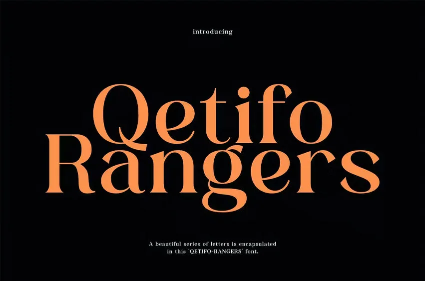 Qetifo Rangers Font