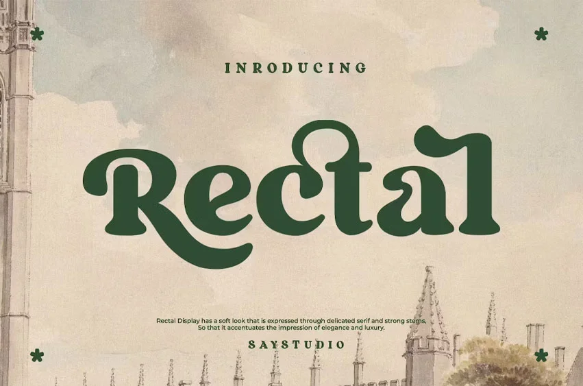 Rectal Font