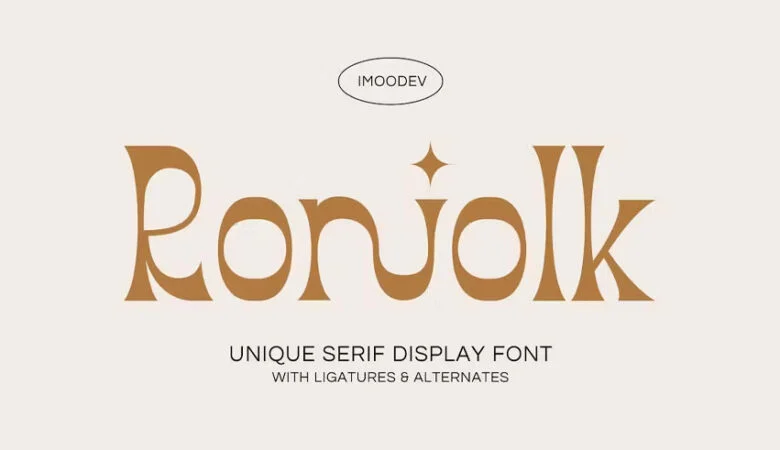 Roniolk Font