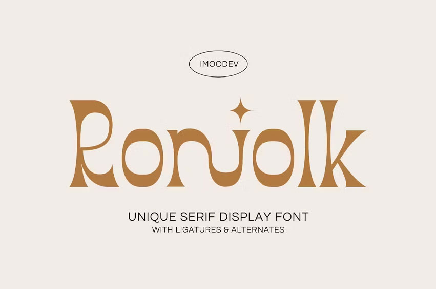 Roniolk Font
