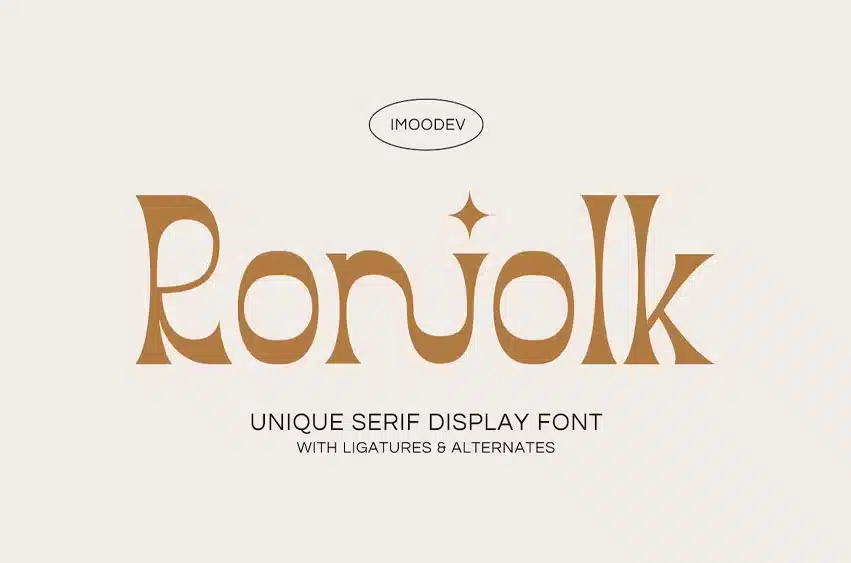 Roniolk Font