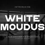 White Moudus Font