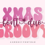 Xmas Groovy Font