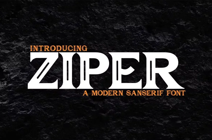 Ziper Font