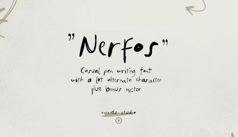 Nerfos Font